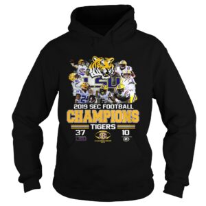 LSU Tigers 37 Georgia Bulldogs 10 Score 2019 SEC Champions shirt LSU Tigers 37 Georgia Bulldogs 10 Score 2019 SEC Champions shirt