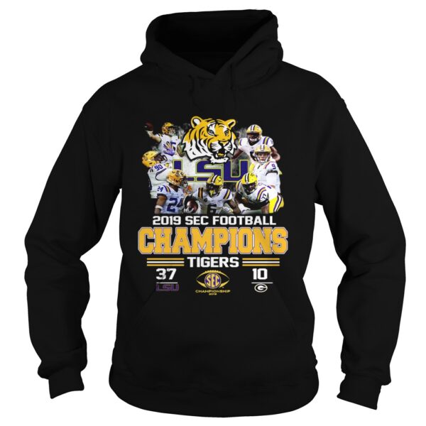 LSU Tigers 37 Georgia Bulldogs 10 Score 2019 SEC Champions shirt