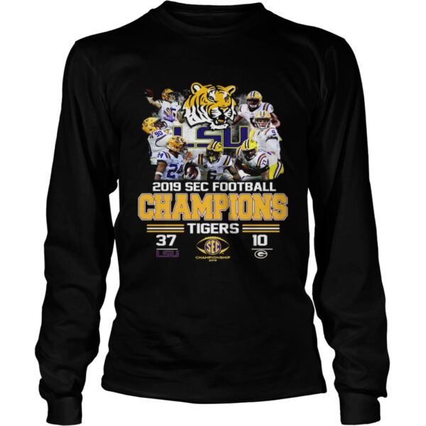 LSU Tigers 37 Georgia Bulldogs 10 Score 2019 SEC Champions shirt