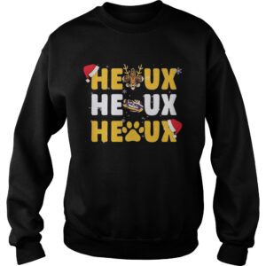 LSU Tigers Heaux Heaux Heaux Christmas shirt 2 LSU Tigers Heaux Heaux Heaux Christmas shirt 3