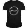 La Maestra Floral Wreath Spanish Teacher Back To School Gift T Shirt