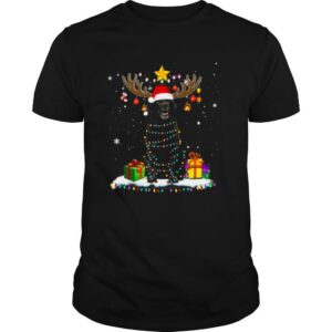 Lab Dog Reindeer Christmas Lights shirt
