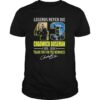 Legends never die 43 rip chadwick 1976 2020 thank you for the memories signatures shirt