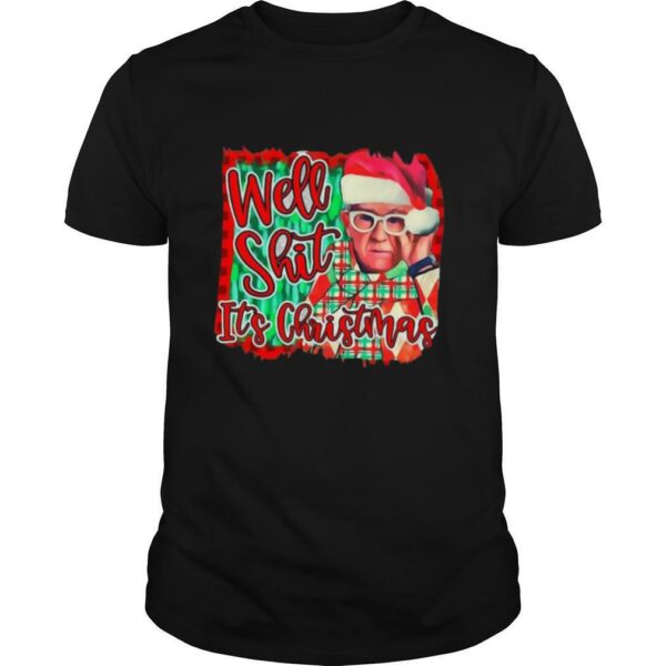 Leslie Jordan well shit its Christmas shirt