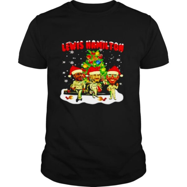 Lewis Hamilton chibi Christmas tree shirt