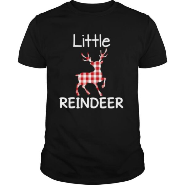 Little Reindeer Plaid Matching Family Ugly Sweater Christmas shirt