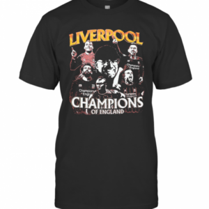 Liverpool Champions Of England Players T-Shirt