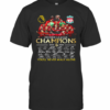 Liverpool Football Club Premier League Champions 2019 2020 You’Ll Never Walk Alone Signatures T-Shirt