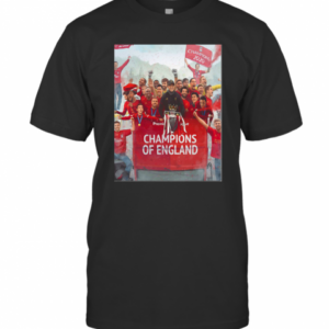 Liverpool Football Club Premier League Champions Of England T-Shirt