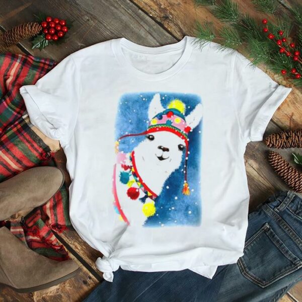 Llama Merry Christmas shirt