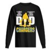 Los Angeles Chargers Dad a son’s first Hero a Daughter’s first love shirt