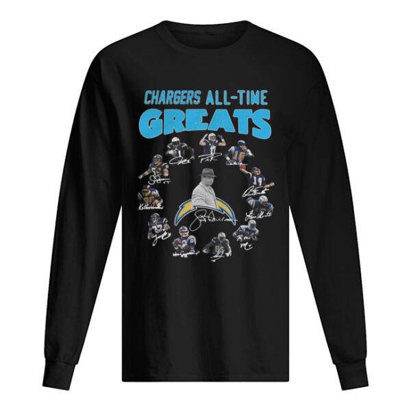 Los Angeles Chargers Players All Time Greats Signatures shirt