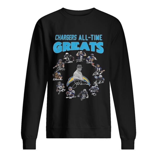 Los Angeles Chargers Players All Time Greats Signatures shirt