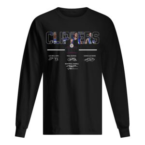 Los Angeles Clippers Lou Williams Paul George Kawhi Leonard signatures shirt Los Angeles Clippers Lou Williams Paul George Kawhi Leonard signatures shirt