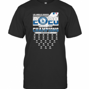 Los Angeles Dodgers 2020 Nation League Champions October 18 T-Shirt