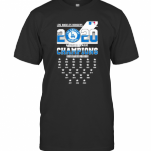 Los Angeles Dodgers 2020 National League Champions T-Shirt