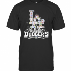 Los Angeles Dodgers Baseball Signatures T-Shirt
