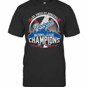 Los Angeles Dodgers Dodgers National League Champions 2020 LA Dodgers Championship T-Shirt
