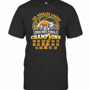 Los Angeles Lakers 2020 Nba Finals Champions 49 50 52 53 54 72 T-Shirt