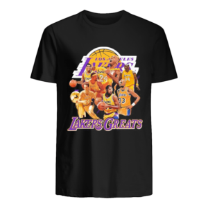 Los Angeles Lakers Greats Basketball T-Shirt Los Angeles Lakers Greats Basketball T-Shirt
