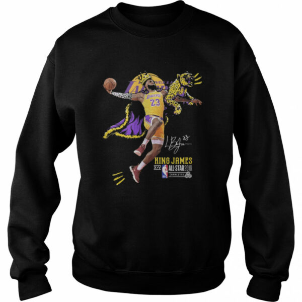 Los Angeles Lakers King James all star 2019 signature shirt