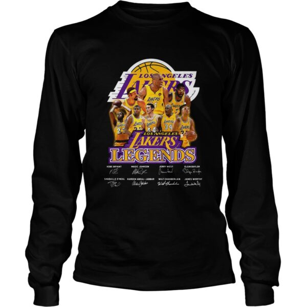 Los Angeles Lakers Kobe Bryant Magic Johnson Jerry West Elgin Baylor shirt