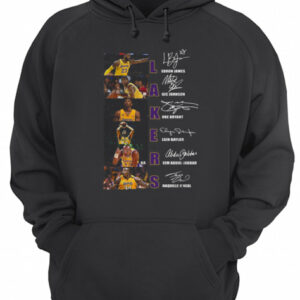 Los Angeles Lakers Lebron James Magic Johnson Kobe Bryant Elgin Baylor signatures shirt 3