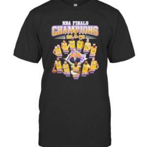 Los Angeles Lakers Nba Finals Champions 2020 Signatures T-Shirt