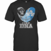 Los Angeles Raiders And Los Angeles Dodgers Heart It’S In My Dna T-Shirt