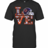 Love Chicago Bears Football T-Shirt