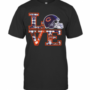 Love Chicago Bears Football T-Shirt