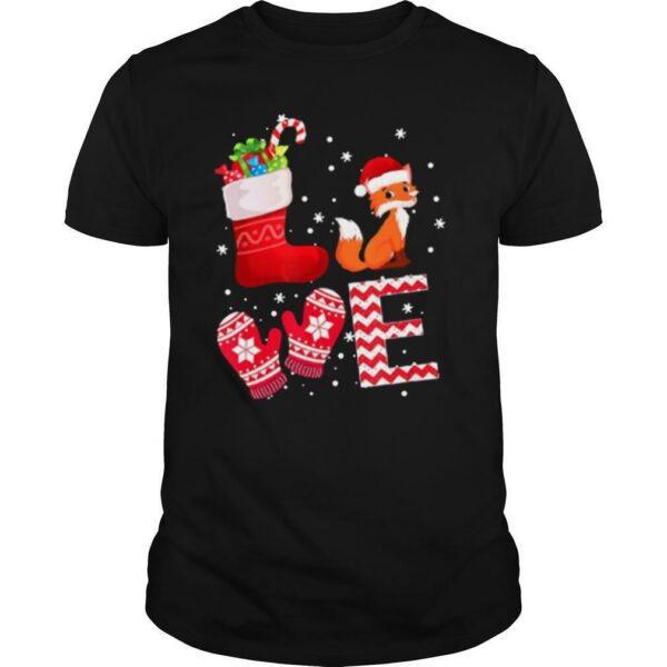 Love Fox Santa Ugly Christmas shirt