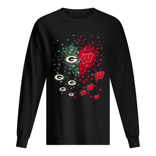 Love Green Bay Packers and Washington Nationals shirt