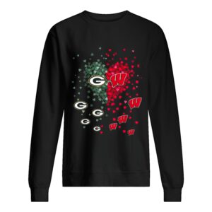 Love Green Bay Packers and Washington Nationals shirt 1 Love Green Bay Packers and Washington Nationals shirt 2