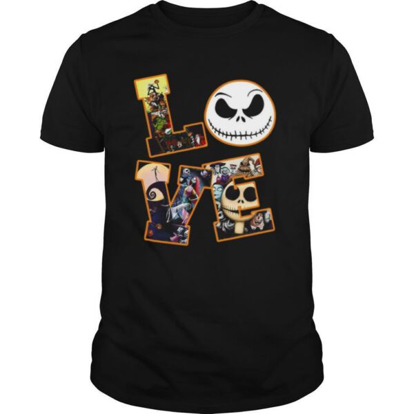 Love Jack Skellington The nightmare before Christmas shirt