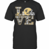 Love New Orleans Saints Football T-Shirt