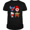 Love Stitch Gnome Snoopy And Yoda 2021 shirt