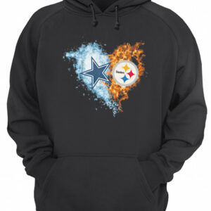 Love dallas cowboys vs pittsburgh steelers water fire shirt 2 Love dallas cowboys vs pittsburgh steelers water fire shirt 3