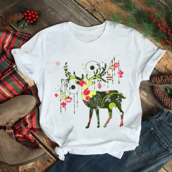 Lovely Art A Reindeer Full Of Stars For Christmas shirt