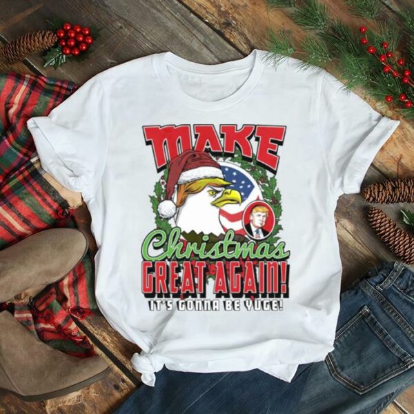 Make Christmas Great Again Xmas Eagle Trump Icon shirt