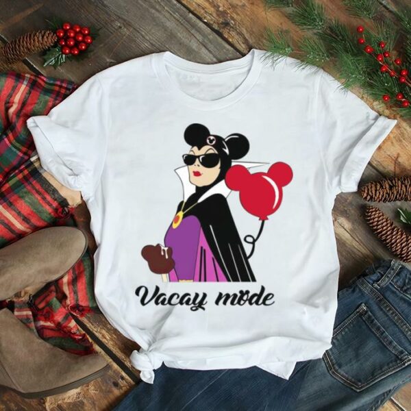 Maleficent Vacay Mode Villains Evil Queen Villains Funny Christmas shirt