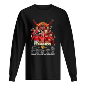 Manchester United Legend 1878 2020 thank you for the memories signatures shirt