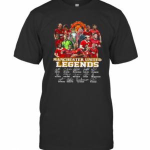 Manchester United Legends Players Signatures T-Shirt