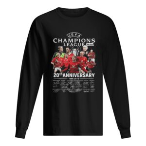 Manchester United UEFA Champions League 98 99 20th Anniversary Signatures shirt 1