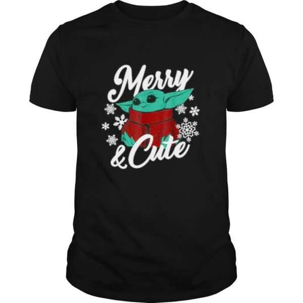 Mandalorian the child merry and cute Christmas shirt