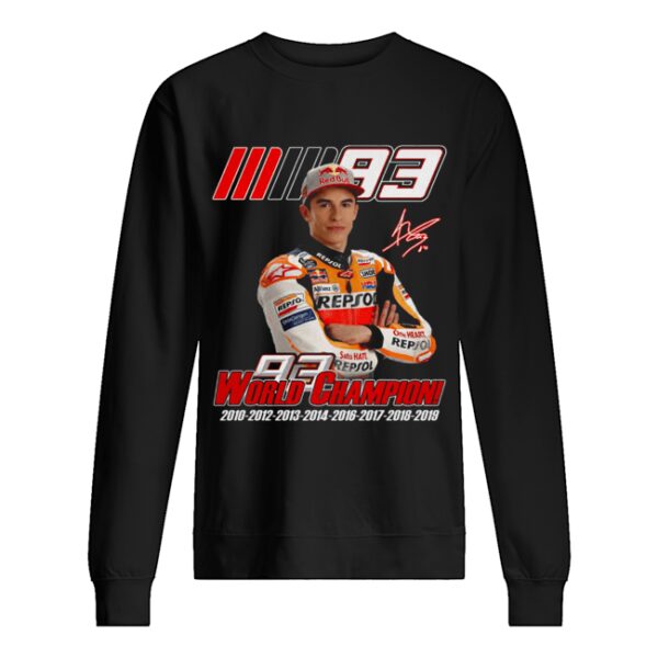 Marc Marquez MM93 world champion shirt