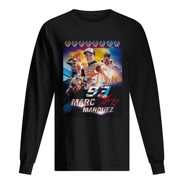 Marc Marquez MM93 world champion signature shirt