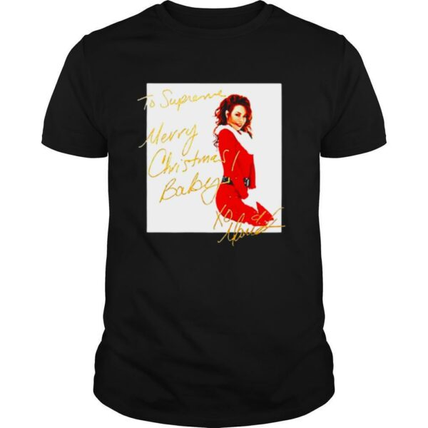 Mariah Carey To Supreme Merry Christmas Baby shirt