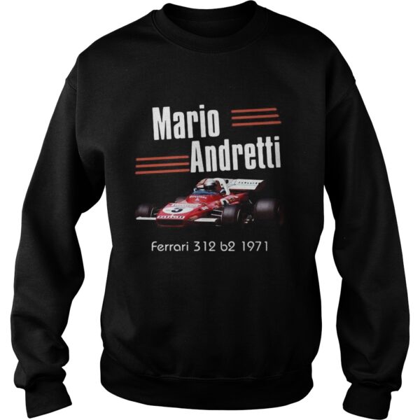 Mario andretti indianapolis 500 ferrari 312 b2 1971 line shirt