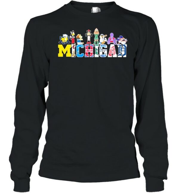 Mascot of michigan sport teams basketball 2021 shirt